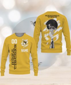 Georgia Tech Yellow Jackets Sports American Football Helmet Best Trends Custom Number And Name 3D Sweater Christmas For Fans Gift