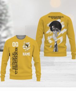 Georgia Tech Yellow Jackets Sports American Football Helmet Best Trends Custom Number And Name 3D Sweater Christmas For Fans Gift