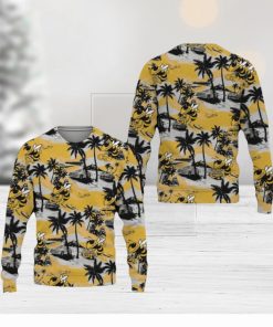 Georgia Tech Yellow Jackets Tropical Patterns Club Best Trends Coconut Tree Sweater All Over Printed Christmas Fans For Men And Women