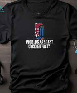 Georgia Vs Florida Worlds Largest Outdoor Cocktail Party 2023 Shirt