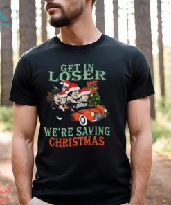 Get In Loser We’re Saving Christmas ACDC Unisex T Shirt, hoodie, sweater, long sleeve and tank top Get In Loser We’re Saving Christmas ACDC Unisex T Shirt