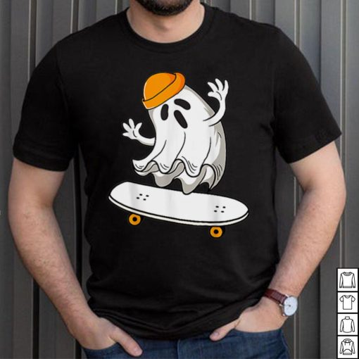 Ghost Skateboarding Halloween Skateboard Shirt Men Boys Kids T Shirt