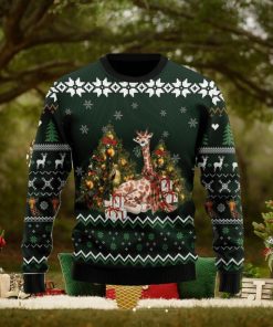 Giraffe Holiday Ugly Christmas Sweater Luxury Gifts For Loved Ones