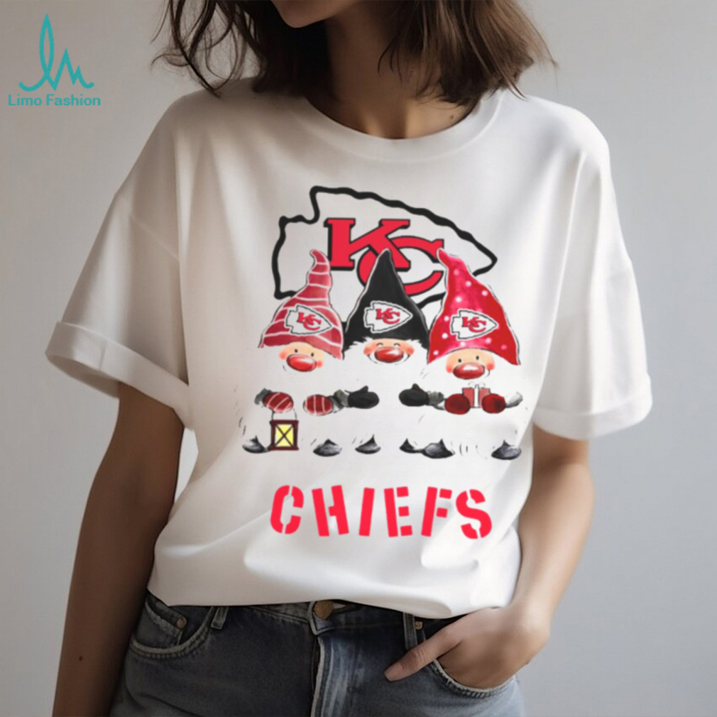 Kansas City Chiefs Team Gnomies Christmas Shirt - High-Quality