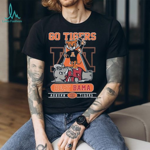 Go Auburn Tigers beat Alabama Crimson Tide mascots T shirt