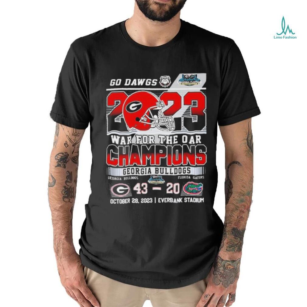 Go Dawgs 2023 War For The Oar Champions Georgia Bulldogs 43 – 20 Florida Gators shirt Go Dawgs 2023 War For The Oar Champions Georgia Bulldogs 43 – 20 Florida Gators shirt