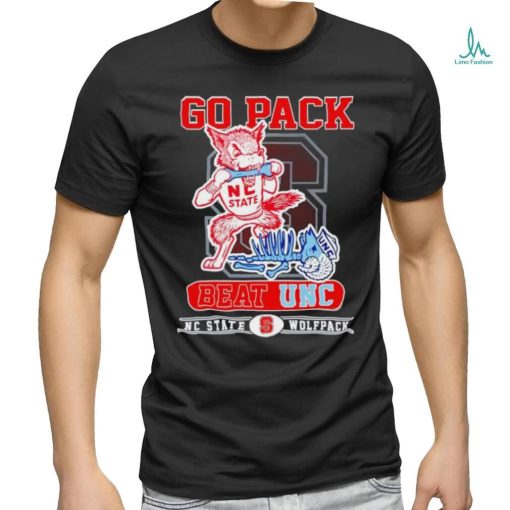 Go Pack beat UNC NC State Wolfpack shirt