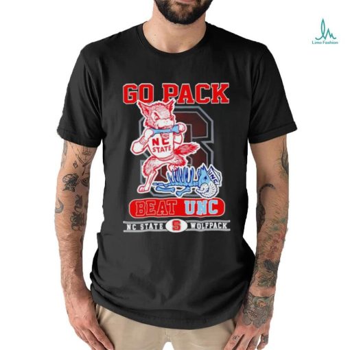 Go Pack beat UNC NC State Wolfpack shirt