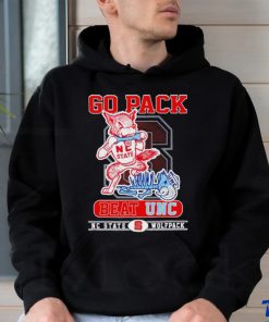 Go Pack beat UNC NC State Wolfpack shirt