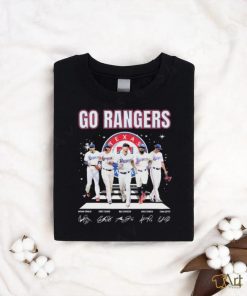 Go Rangers Texas Rangers World Series Signatures Shirt