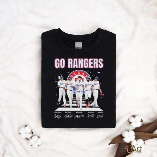 Go Rangers Texas Rangers World Series Signatures Shirt