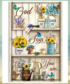 God Says You Are Vertical Poster