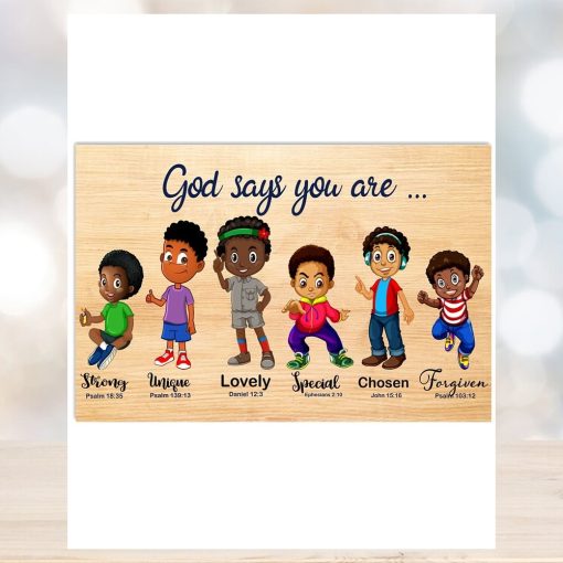 God says You are Horizontal Poster