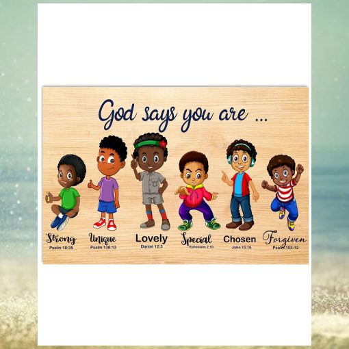 God says You are Horizontal Poster