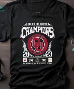 Golden Hat Trophy Champions Oklahoma Sooners 2023 T Shirt