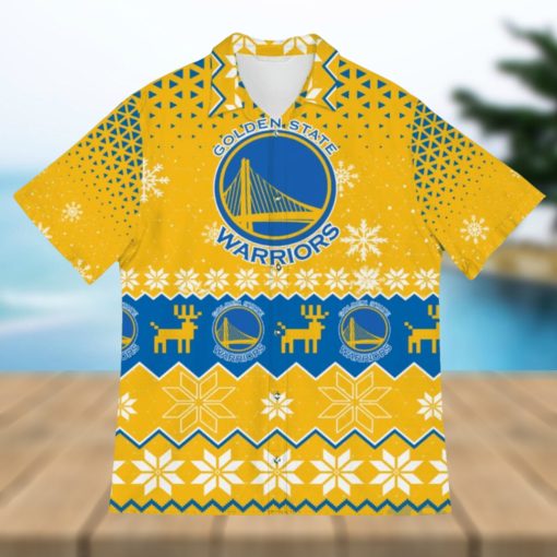 Golden State Warriors Christmas Hawaiian Shirt