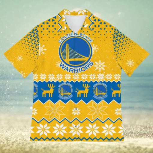 Golden State Warriors Christmas Hawaiian Shirt