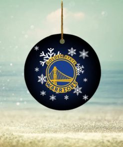 Golden State Warriors NBA Xmas Gifts 2023 Merry Christmas Ceramic Ornament