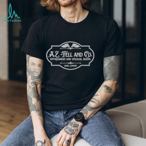 Goodomens A.z Fell And Co Antiquarian And Unusual Books T shirt