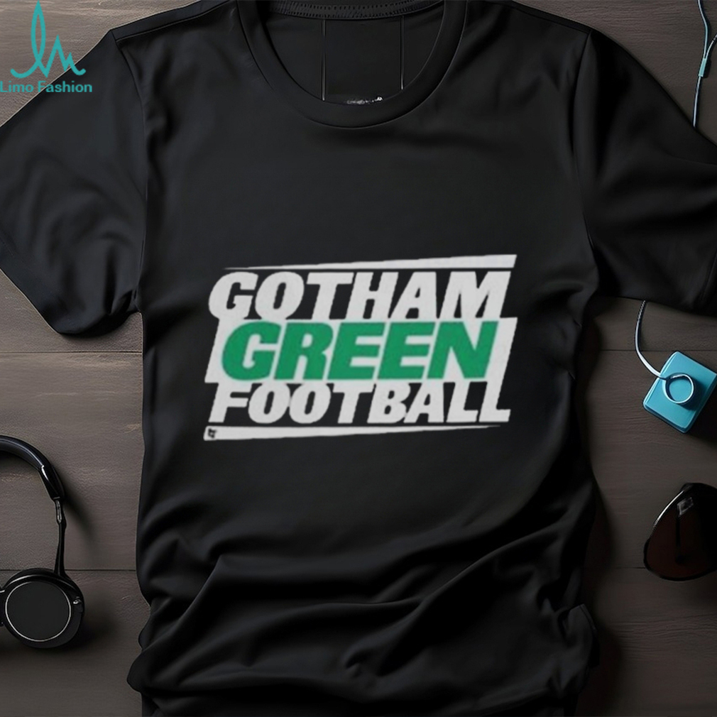 Custom White Gotham Green-Black Authentic Football Jersey Youth Size:S