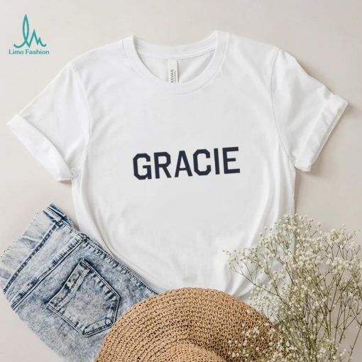 Gracie Abrams Hq Gracie White Varsity Shirt