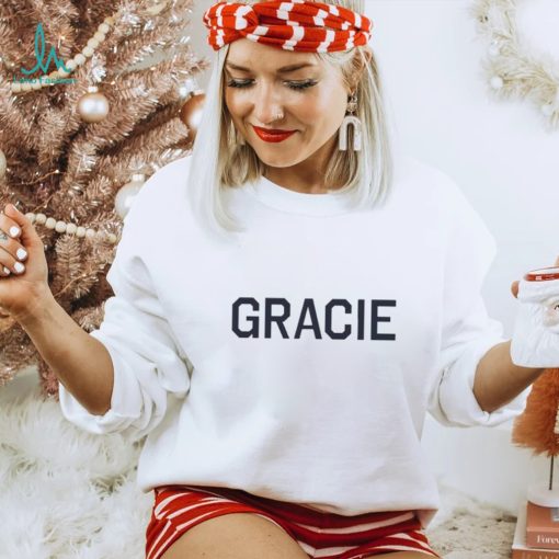 Gracie Abrams Hq Gracie White Varsity Shirt