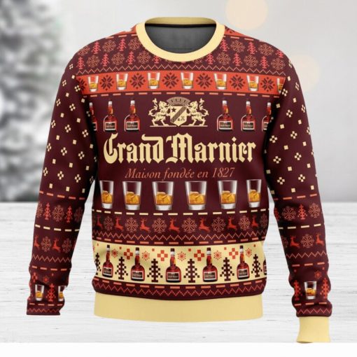 Grand Marnier Cute Ugly Christmas Sweater Christmas Gift For Family