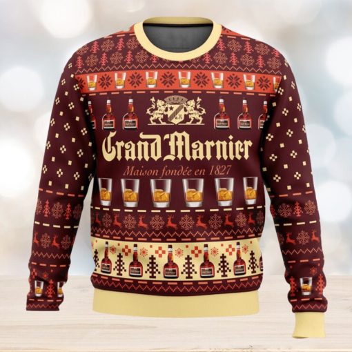 Grand Marnier Cute Ugly Christmas Sweater Christmas Gift For Family