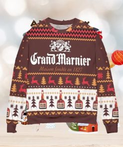 Grand Marnier Maison Fondee En 1827 Ugly Christmas Sweater Special Gift For Men Women