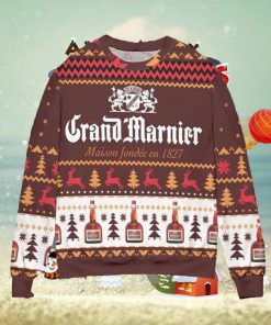 Grand Marnier Maison Fondee En 1827 Ugly Christmas Sweater Special Gift For Men Women