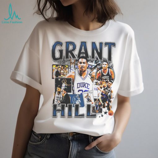 Grant Hill Duke Blue Devils basketball T shirt