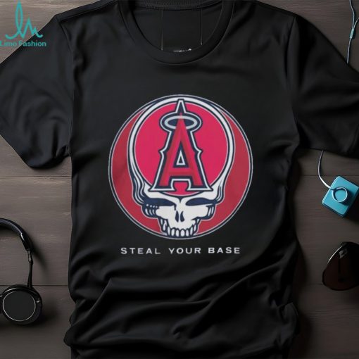 Grateful dead los angeles angels steal your base shirt