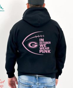 Green Bay Packers NFL In October We Wear Pink Shirt