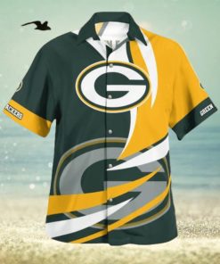 Green Bay Packers Retro 3D Hawaiian Shirt Best For Fans Beach Gift For Men And Women