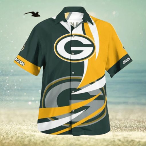 Green Bay Packers Retro 3D Hawaiian Shirt Best For Fans Beach Gift For Men And Women