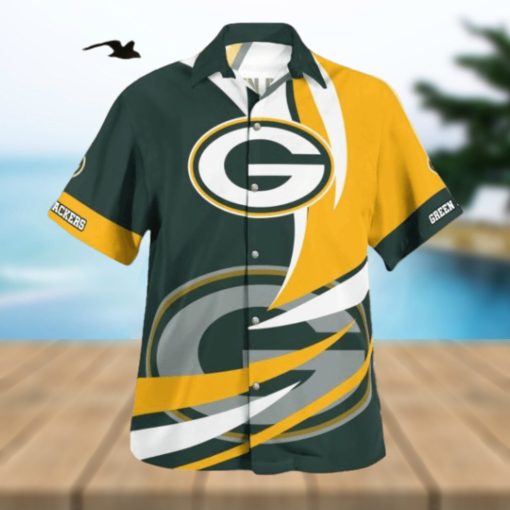 Green Bay Packers Retro 3D Hawaiian Shirt Best For Fans Beach Gift For Men And Women