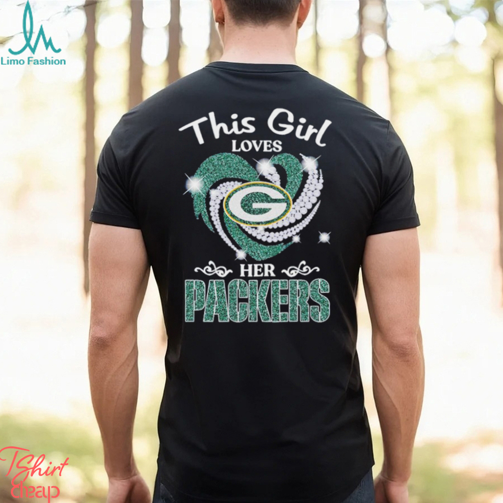 Green Bay Packers Girl Shirt - High-Quality Printed Brand