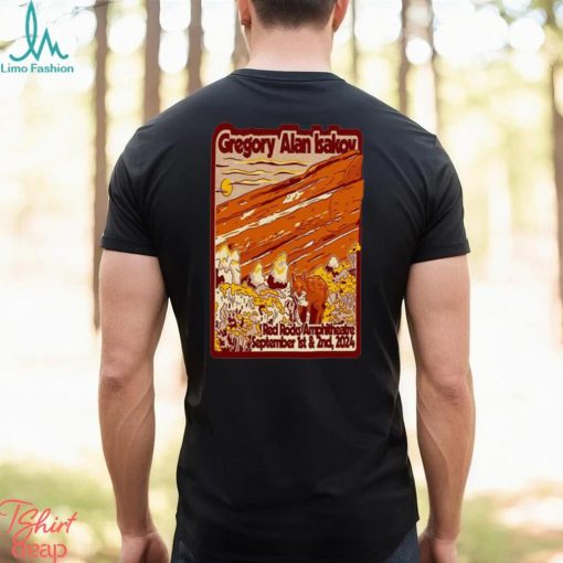 Gregory alan isakov red rocks event 2024 shirt