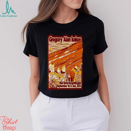 Gregory alan isakov red rocks event 2024 shirt