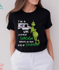 Grinch I’m A USPS Girl Christmas T Shirt Camaelshirt Trending Tees