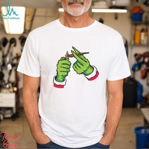 Grinch Lighting Cannabis Shirt