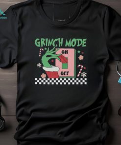 Grinch Mode On Off Retro Sweatshirt, Grinch Hoodie, Christmas Cute Xmas Tee, Grinch Sweat