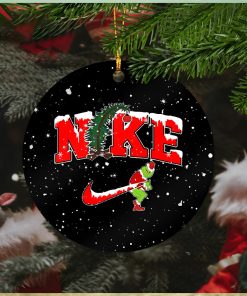 Grinch Nike Xmas Grinch Stole The Swoosh Funny 2023 Holiday Christmas Ornament