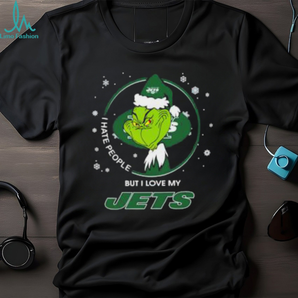 New York Jets I Hate People but Love My Jets Grinch 20oz Skinny