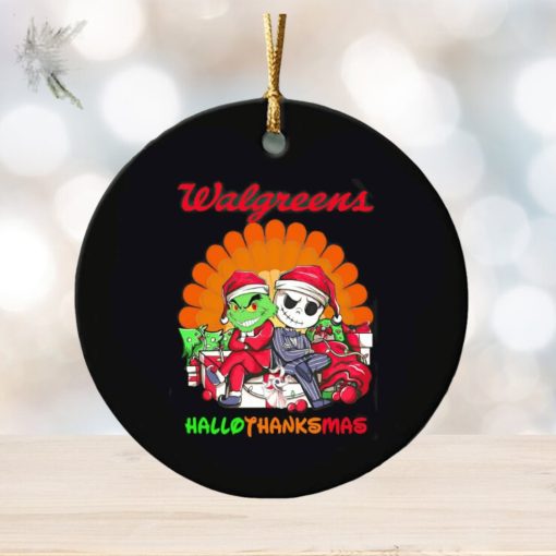 Grinch and Jack Skellington Walgreens HalloThanksMas ornament