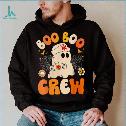 Groovy Boo Boo Crew Nurse Funny Ghost Women Halloween Nurse T Shirt