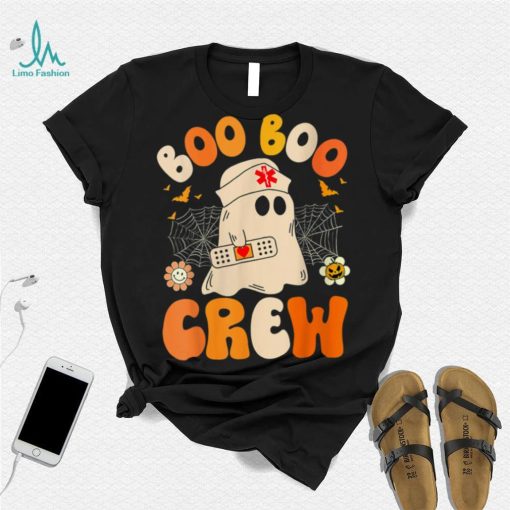 Groovy Boo Boo Crew Nurse Funny Ghost Women Halloween Nurse T Shirt