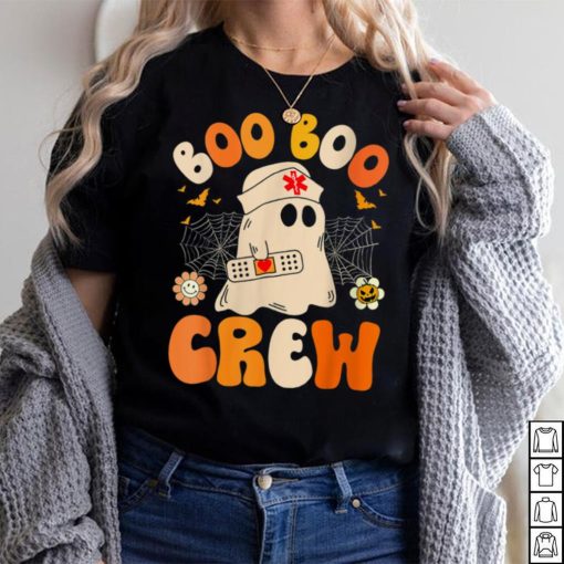 Groovy Boo Boo Crew Nurse Funny Ghost Women Halloween Nurse T Shirt