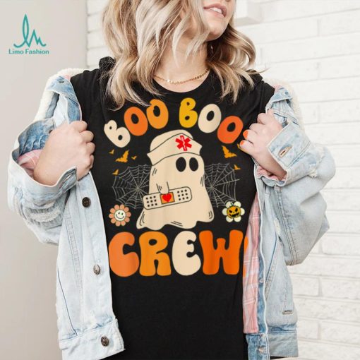 Groovy Boo Boo Crew Nurse Funny Ghost Women Halloween Nurse T Shirt
