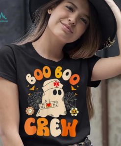 Groovy Boo Boo Crew Nurse Funny Ghost Women Halloween Nurse T Shirt
